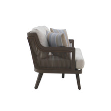 Load image into Gallery viewer, Genova - Patio Sofa With Two Accent Pillows - Gray