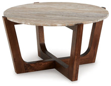 Load image into Gallery viewer, Tanidore - Warm Brown - Round Cocktail Table