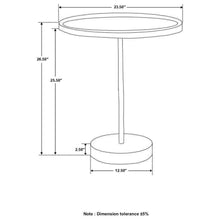 Load image into Gallery viewer, Ginevra - Round Marble Base Accent Table