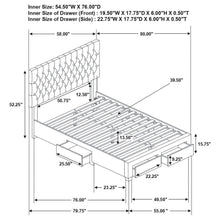 Load image into Gallery viewer, Soledad - Upholstered Storage Panel Bed