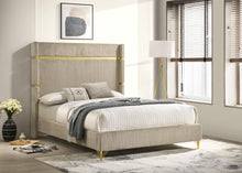 Load image into Gallery viewer, Lucia - Upholstered Wingback Bed