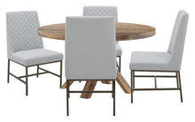 Load image into Gallery viewer, Crossings - Round Dining Table With 4 Upholstered Chairs