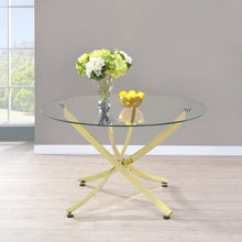 Load image into Gallery viewer, Beckham - Round Glass Top Dining Table