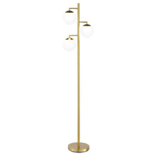 Load image into Gallery viewer, Sena - Spherical Bulb Tree Metal Floor Lamp - Gold