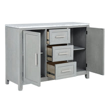 Load image into Gallery viewer, Fiona - Marble Top Dining Buffet / Server - Mist Gray