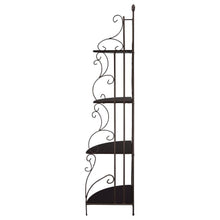 Load image into Gallery viewer, Poppy - 4-Shelf Corner Bookshelf - Copper And Cappuccino
