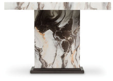 Load image into Gallery viewer, Jeshina - Dark Brown / Beige - Dining Table