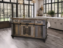 Load image into Gallery viewer, Loft Brown - Kitchen Island - Two Tone Gray / Brown