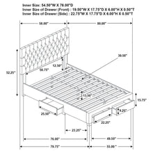 Load image into Gallery viewer, Soledad - Upholstered Storage Panel Bed