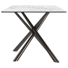 Load image into Gallery viewer, Carvell - Rectangular Sintered Stone Dining Table - Mirage White
