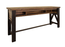 Load image into Gallery viewer, Loft Brown - Counter Height Sofa Table - Two Tone Gray / Brown