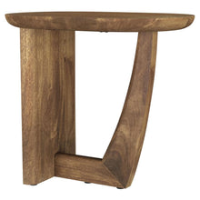Load image into Gallery viewer, Fletcher - Round Solid Mango Wood Accent Side Table - Brown