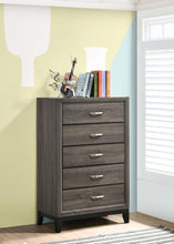 Load image into Gallery viewer, Watson - 5-Drawer Bedroom Chest - Gray Oak