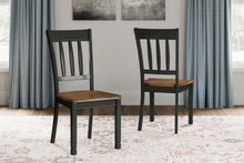 Load image into Gallery viewer, Owingsville - Black / Brown - Dining Room Side Chair (Set of 2)