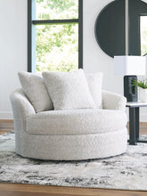 Load image into Gallery viewer, Cuddle Plush - Arctic - Oversized Swivel Accent Chair