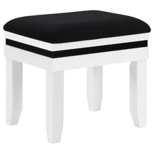Load image into Gallery viewer, Talei - 6-Drawer Vanity Set With Lighting - Black And White