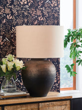 Load image into Gallery viewer, Newgerhard - Brown / Black - Metal Table Lamp