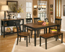 Load image into Gallery viewer, Owingsville - Black / Brown - Large Dining Room Bench