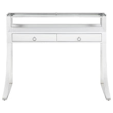Load image into Gallery viewer, Gemma - 2-Drawer Writing Desk - White High Gloss