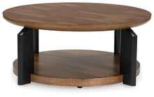 Load image into Gallery viewer, Kraeburn - Brown / Black - Round Cocktail Table