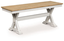 Load image into Gallery viewer, Purlaney - Antique White / Natural - Large Dining Room Bench