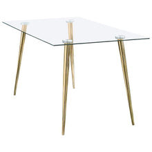 Load image into Gallery viewer, Gilman - Rectangular 64-inch Glass Top Dining Table