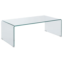 Load image into Gallery viewer, Ripley - Rectangular Tempered Bent Glass Table