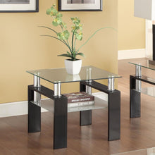 Load image into Gallery viewer, Dyer - 1-Shelf Rectangular Glass Top Table