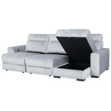 Load image into Gallery viewer, Elliot - 3 Piece Modular Lift Top Storage Sectional - Sterling