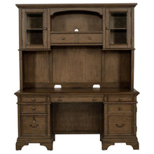 Load image into Gallery viewer, Hartshill - 5-Drawer Credenza With Hutch - Burnished Oak