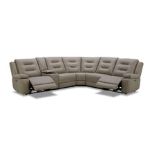 Load image into Gallery viewer, Caldwell - 6 Piece Modular Power Reclining Sectional With Power Adjustable Headrests - Theo Fog