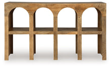 Load image into Gallery viewer, Luzmanacy - Natural Brown - Console Sofa Table