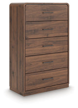 Load image into Gallery viewer, Fortlorn - Walnut Brown - Five Drawer Chest