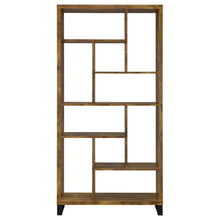Load image into Gallery viewer, Delwin - 6-Shelf Bookshelf - Rustic Nutmeg