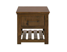 Load image into Gallery viewer, Walnut - 1 Drawer Chairside Table