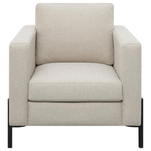 Load image into Gallery viewer, Tilly - Upholstered Track Arm Accent Chair - Oatmeal