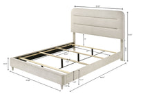 Load image into Gallery viewer, Nyomi - Upholstered Bed