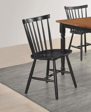 Load image into Gallery viewer, Hollyoak - Windsor Wood Dining Side Chair (Set of 2) - Black