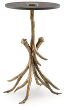 Load image into Gallery viewer, Lemkins - Black / Antique Gold Finish - Accent Table