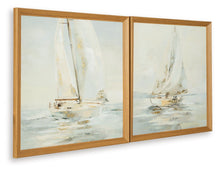 Load image into Gallery viewer, Winbrook - Gray / Tan / Gold Finish - Wall Art Set (Set of 2)