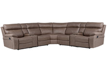 Load image into Gallery viewer, Theon - Modular Manual Reclining Sectional And Entertainment Console