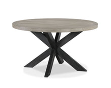 Load image into Gallery viewer, Stevens - Round Dining Table - Charcoal &amp; Gray