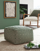 Load image into Gallery viewer, Abacy - Green / Ivory - Pouf