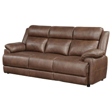 Load image into Gallery viewer, Ellington - Upholstered Padded Arm Sofa - Dark Brown