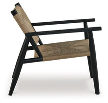 Load image into Gallery viewer, Halfmore - Black / Natural - Accent Chair