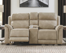 Load image into Gallery viewer, Next-Gen Durapella - Reclining Power Loveseat With Console