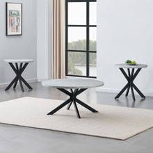 Load image into Gallery viewer, Keyla - 3 Piece Faux Marble Table Set - Gray