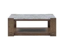 Load image into Gallery viewer, Libby - Sintered Stone Coffee Table With Casters - Brown