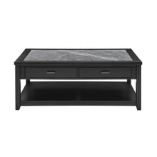 Load image into Gallery viewer, Garvine - Sintered Stone Coffee Table - Black