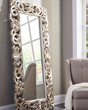 Load image into Gallery viewer, Lucia - Antique Silver Finish - Floor Mirror